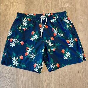 Abercrombie Floral Pull-On Swim Trunk (Medium)